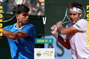 Carlos Alcaraz vs Tomas Etcheverry 6-1, 4-6, 6-3: Hạ Etcheverry, Alcaraz đối đầu Alexander Bublik ở tứ kết Monte Carlo