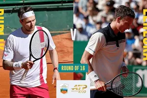 Jiri Lehecka vs Alexander Bublik 2-6, 5-7: Thắng Lehecka, Bublik tiến vào tứ kết Monte Carlo đối đầu tay vợt số 1 Carlos Alcaraz