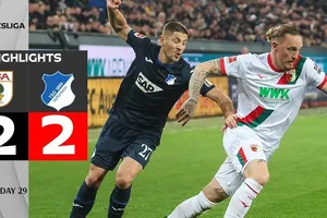 Augsburg vs Hoffenheim 2-2: Claude Maurice, Michael Gregoritsch lập công nhưng Robin Hranac, Bazoumana Toure ngược dòng chia điểm