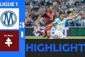 Marseille vs Metz 3-1: Aubameyang, Igor Paixao, Junior Traore lần lượt đua tài tỏa sáng, Giorgi Tsitaishvili ghi bàn danh dự