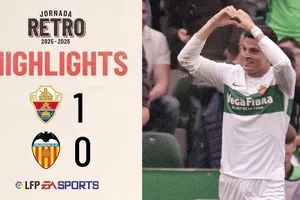 Elche vs Valencia 1-0: Aleix Febas chọc khe điệu nghệ, Lucas Cepeda chớp thời cơ ghi bàn duy nhất, giành 3 điểm quý giá để trụ hạng La Liga