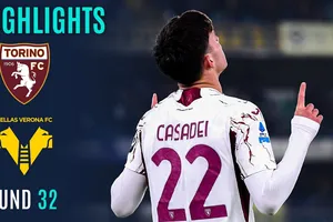 Torino vs Verona 2-1: Giovanni Simeone mở tỷ số, Kieron Bowie gỡ hòa nhưng Cesare Casadei chốt hạ chiến thắng, bỏ túi chiến thắng