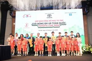 Các cầu thủ trong màu áo giải đấu U9 năm 2026.