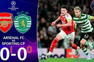 Arsenal vs Sporting 0-0 (1-0): Catamo, Trossard kém duyên ghi bàn, HLV Mikel Arteta giành vé đấu Atletico Madrid ở bán kết Champions League 