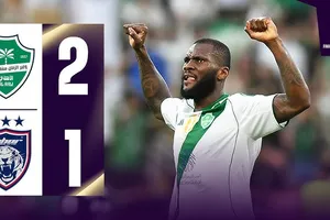 Al Ahli Saudi vs Johor DT 2-1: Ali Majrashi phản lưới nhà, Franck Kessie gỡ hòa, Galeno giành vé gặp Vissel Kobe ở bán kết AFC Champions League
