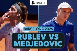Andrey Rublev vs Hamad Medjedovic 3-6, 6-2, 6-2: Chật vật hạ Medjedovic, Rublev sẽ vượt ải Arthur Fils để đăng quang Barcelona Open 2026
