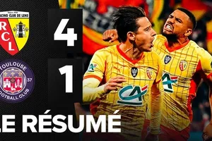Lens vs Toulouse 4-1: Thauvin mở bàn chấm penalty, Saint-Maximin, Udol, Thomasson áp đảo, chờ đấu Strasbourg hoặc Nice ở chung kết Coupe de France