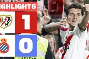 Rayo Vallecano vs Espanyol 1-0: Kike Garcia sút hỏng penalty, Sergio Camello kịp tỏa sáng phút cuối giành chiến thắng suýt sao