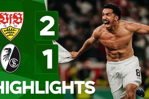 Stuttgart vs Freiburg 2-1: Eggestein mở bàn, Undav gỡ hòa, Tiago Tomas đánh gót điệu nghệ giành vé đấu Bayern ở chung kết DFB Cup