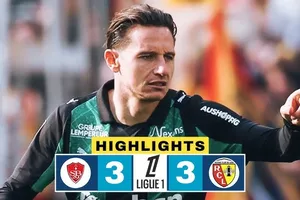 Brest vs Lens 3-3: Mãn nhãn 6 bàn, Guindo, Tousart, Ebimbe lập công, Thauvin, Sima, Saint-Maximin ngược dòng, Lens bám đuổi ngôi đầu PSG