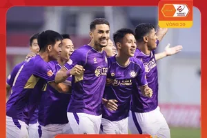 Ninh Bình vs Hà Nội 2-3: Geovane, Quốc Việt lập công, Hùng Dũng, Anh Tiệp, Văn Quyết tỏa sáng, Hà Nội chỉ thua Ninh Bình 1 điểm