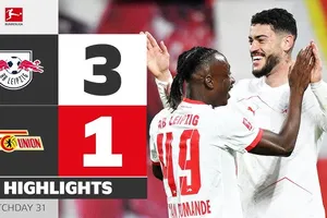 Union Berlin vs Leipzig 3-1: Lần lượt Max Finkgrafe, Romulo Cardoso, Ridle Baku áp đảo thế trận, Danilho Doekhi ghi bàn danh dự