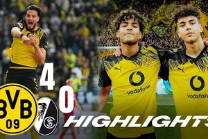 Borussia Dortmund vs Freiburg 4-0: Beier, Guirassy, Bensebaini, Silva lần lượt tỏa sáng, thầy trò HLV Niko Kovac vững ngôi nhì bảng Bundesliga