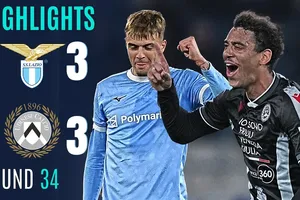 Lazio vs Udinese 3-3: Bất phân thắng bại, Kingsley Ehizibue, Arthur Atta tỏa sáng, Luca Pellegrini, Ledesma, Daniel Maldini chia điểm nghẹt thở