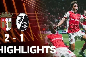 Braga vs Freiburg 2-1: Tiknaz dứt điểm cận thành sớm mở bàn, Grifo gỡ hòa, Dorgeles tỏa sáng phút bù giờ, lượt về hứa hẹn hấp dẫn 