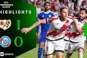 Rayo Vallecano vs Strasbourg 1-0: Isi Palazon kiến tạo, Alemao đánh đầu hạ Mike Penders giành chiến thắng suýt sao, lợi thế lượt đi