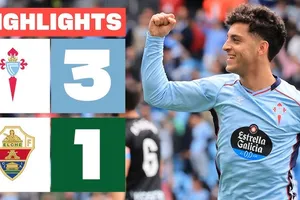 Celta Vigo vs Elche 3-1: Hugo Alvarez, Iago Aspas, Borja Iglesias vùi dập đối thủ, Andre Silva ghi bàn danh dự nhờ chấm penalty