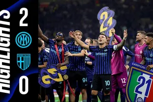 Inter Milan vs Parma 2-0:Thuram, Mkhitaryan tỏa sáng, Inter Milan chính thức đăng quang Serie A lần thứ 21 trong lịch sử