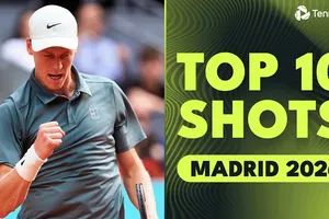 10 pha ăn điểm đẳng cấp của Lorenzo Musetti, Flavio Cobolli, Joao Fonseca, Jannik Sinner, Grigor Dimitrov,... ở đấu trường Madrid Open 2026
