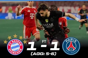 Bayern Munich vs PSG 1-1 (5-6): Dembele sớm tỏa sáng, Harry Kane ghi bàn danh dự, PSG vào chung kết gặp Arsenal ở Budapest