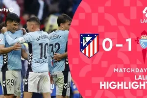 Atletico Madrid vs Celta Vigo 0-1: Swedberg kiến tạo, Iglesias lốp bóng ghi bàn duy nhất, Celta Vigo củng cố tốp 5 La Liga