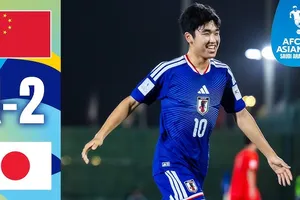 U17 Trung Quốc vs U17 Nhật Bản 1-2: Motosuna ghi siêu phẩm, Songyuan gỡ hòa, Maki Kitahara chốt hạ vé đi tiếp, U17 Trung Quốc bị loại