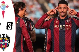 Celta Vigo vs Levante 2-3: Ferran Jutgla ghi cú đúp nhưng Kervin Arriaga, La Fuente, Roger Brugue ngược dòng chiến thắng đẹp mắt