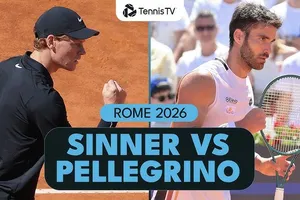 Jannik Sinner vs Andrea Pellegrino 6-2, 6-3: Hạ Pellegrino sau 1 giờ 30 phút, Sinner gặp Rublev hoặc Basilashvili ở tứ kết Rome Open 2026