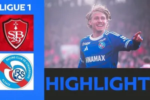 Brest vs Strasbourg 1-2: Valentin Barco mở tỷ số, Ludovic Ajorque lập tức gỡ hòa, Sebastian Nanasi chốt hạ chiến thắng