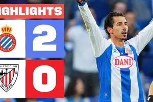 Espanyol vs Athletic Bilbao 2-0: Hiệp 2 quyết định, Pere Milla mở bàn, Garcia Martinez kịp tỏa sáng, Espanyol có 3 điểm quý giá thoát tốp cuối