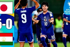 U17 Nhật Bản vs U17 Tajikistan 5-0: Kitahara, Saito, Satomi chốt hạ vé bán kết, chờ gặp U17 Uzbekistan hoặc U17 Hàn Quốc