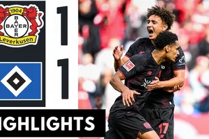 Bayer Leverkusen vs Hamburger 1-1: Hiệp 2 quyết định, Fabio Vieira mở bàn, Jarell Quansah kịp chia điểm, Leverkusen xếp hạng 6 Bundesliga