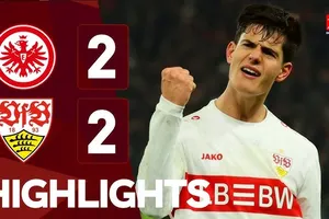 Eintracht Frankfurt vs Stuttgart 2-2: Chema Andres, Nikolas Nartey lập công nhưng Jonathan Burkardt cứu thua, Stuttgart về hạng 4 Bundesliga