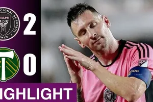 Inter Miami vs Portland Timbers 2-0: Luis Suarez, Messi nhịp nhàng mở bàn, Berterame đưa Inter Miami vươn lên dẫn đầu MLS miền Đông