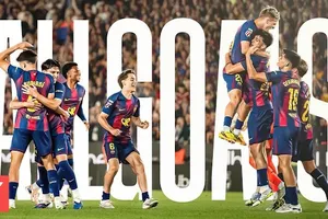 Dàn sao Lewandowski, Raphinha, Lopez, Olmo, Bernal, Kounde, Yamal, Cubarsi, Torres, Pedri,... đua tài ghi bàn, Barca lên ngôi vô địch La Liga