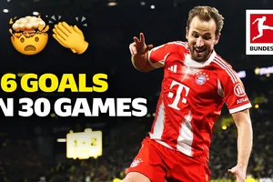 36 bàn thắng, Harry Kane xứng đáng gianh danh hiệu Vua phá lưới lần thứ 3 liên tiếp ở đấu trường Bundesliga 2025/26