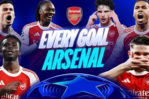 Hành trình chung kết Champions League 2025/26, thầy trò HLV Mikel Arteta ghi 29 bàn , Gabriel Martinelli, Viktor Gyokeres, Bukayo Saka đua tài phá lưới 