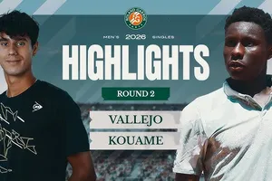 Adolfo Daniel Vallejo vs Moise Kouame 3-6, 5-7, 6-3, 6-2, 6(8)-7(10): Thắng nhọc Vallejo, Kouame đấu Alejandro Tabilo ở vòng 3 Rolan Garros