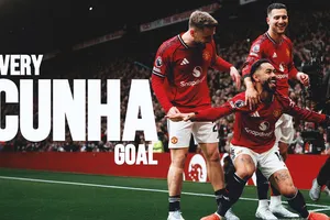 Matheus Cunha mùa đầu khoác áo Manchester United cũng tỏa sáng với 10 bàn thắng, 2 đường kiến tạo