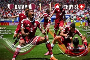 Qatar vs Thụy Sĩ 1-1: Embolo mở bàn từ chấm penalty, Khoukhi đánh đầu, Muheim bất ngờ phản lưới nhà, Qatar có điểm đầu tiên ở World Cup