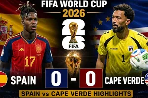 Tây Ban Nha vs Cape Verde 0-0: Dàn công Oyarzabal, Gavi, Cucurrella, Torres, Yamal tịt ngòi, "người nhện" Vozinha sắm vai người hùng