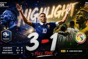 Pháp vs Senegal 3-1: Mbappe tỏa sáng cú đúp, Barcola lập công, Mbaye ghi bàn danh dự, HLV Deschamps thắng chật vật