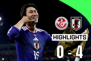 Tunisia vs Nhật Bản 0-4: Kamada sớm mở khai bàn, Ueda Ayase tỏa sáng cú đúp, Yunya Ito chốt hạ 3 điểm cho HLV Moriyasu