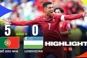 Bồ Đào Nha vs Uzbekistan 5-0: Ronaldo khai hỏa cú đúp, Mendes, Rafael Leao lập công, Nematov phản lưới nhà, thầy trò HLV Roberto Martinez đẫn đầu bảng