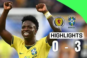 Brazil vs Scotland 3-0: Guimaraes kiến tạo đỉnh cao, Vinicius Junior ghi cú đúp, Matheus Cunha lập công, HLV Ancelotti bước tiếp vòng 1/16 