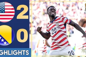 Mỹ vs Bosnia & Herzegovina 2-0: Balogun khai bàn, Tillman chốt hạ chiếc vé gặp tuyển Bỉ cho HLV Pochettino ở vòng 1/8 World Cup 2026