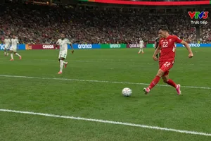 Zakaria căng ngang đẹp mắt, Rieder đệm bóng hỏng khi khung thành bỏ trống, thủ môn Zidane kịp thời sửa chữa sai lầm