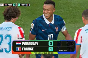 Paraguay vs Pháp 0-1: Diego Gomez pham lỗi, trọng tài VAR cho Kylian Mbappe hưởng phạt đền, HLV Deschamps gặp Morocco ở tứ kết World Cup
