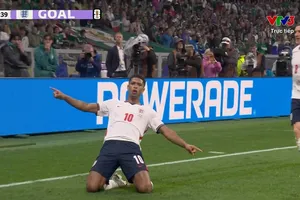 Harry Kane kiến tạo, Jude Bellingham ghi cú đúp bàn thắng, nâng tỷ số lên 2-0 cho tuyển Anh