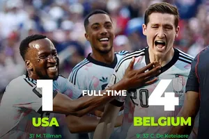 Mỹ vs Bỉ 1-4: De Ketelaere ghi cú đúp, Vanaken, Lukaku ấn định vé gặp Tây Ban Nha ở tứ kết World Cup 2026 